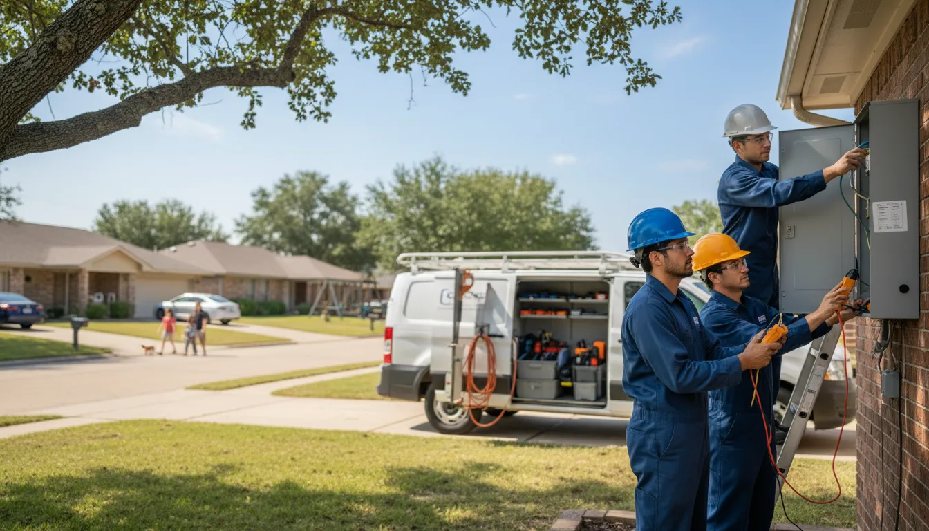 Certified electrician providing emergency electrical services in Minford, OH